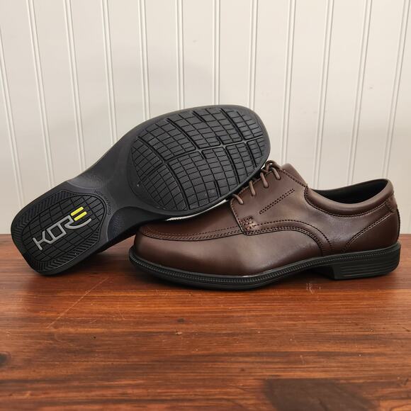 Nunn Bush Men\'s‎ Size 11 Wide Fit Kore Dark Brown Comfort Dress Shoes New main image 12